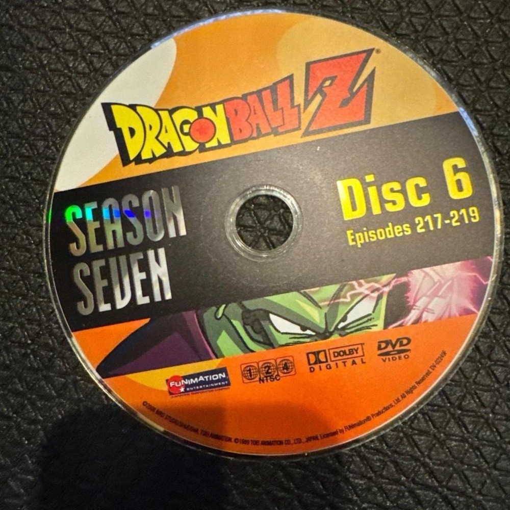 Dragon Ball Z Funimation DVD Disc Season 7 Disc 6 TESTED